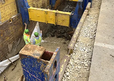 Kanalquerung B85 in Amberg